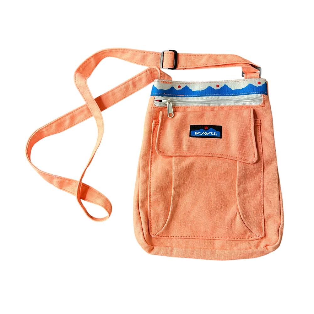 Kavu Keeper Coral Pink Mountain Crossbody Bag
